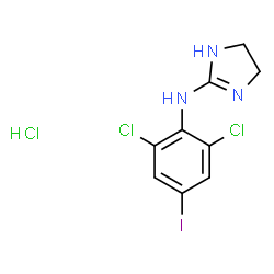 p-iodo-Clonidine (hydrochloride)结构式