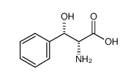 (2R,3s)-3-苯基丝氨酸结构式
