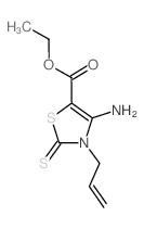 ETHYL 3-ALLYL-4-AMINO-2-THIOXO-2,3-DIHYDRO-1,3-THIAZOLE-5-CARBOXYLATE structure
