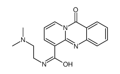 N-[2-(dimethylamino)ethyl]-11-oxopyrido[2,1-b]quinazoline-6-carboxamide structure