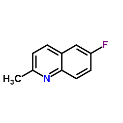 6-Fluoro-2-methylquinoline structure