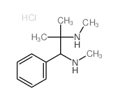 1,2-Propanediamine,N1,N2,2-trimethyl-1-phenyl-, hydrochloride (1:2) Structure