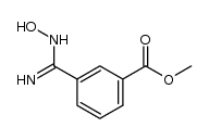 3-(N-hydroxycarbamimidoyl)-benzoic acid methyl ester structure