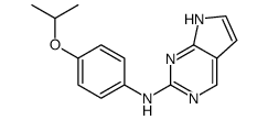 (4-Isopropoxy-phenyl)-(7H-pyrrolo[2,3-d]pyrimidin-2-yl)-amine Structure