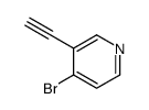 4-bromo-3-ethynylpyridine Structure