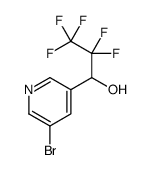 1-(5-Bromo-3-pyridinyl)-2,2,3,3,3-pentafluoro-1-propanol Structure