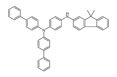 N,N-Di(4-biphenylyl)-N'-(9,9-dimethyl-9H-fluoren-2-yl)-1,4-benzen ediamine Structure