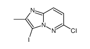6-chloro-3-iodo-2-methylimidazo[1,2-b]pyridazine结构式
