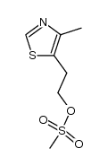 5-(2-methylsulfonyloxyethyl)-4-methylthiazole结构式