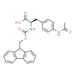 Fmoc-D-4-acetamidophe structure