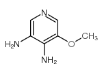 5-甲氧基吡啶-3,4-二胺结构式