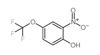 2-硝基-4-(三氟甲氧基)苯酚结构式