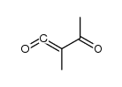 2-Methyl-1-butene-1,3-dione Structure