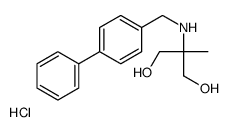 2-methyl-2-[(4-phenylphenyl)methylamino]propane-1,3-diol hydrochloride结构式