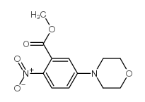 5-吗啉-2-硝基苯甲酸甲酯结构式