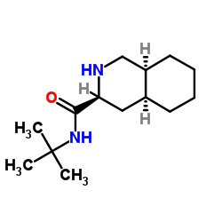 (S)-N-t-butyl decahydro-3-iso-quinolinecarboxamide Structure