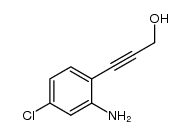 3-(2-amino-4-chlorophenyl)-2-propyn-1-ol Structure