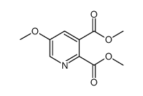 Dimethyl 5-methoxypyridine-2,3-dicarboxylate Structure