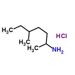 5-Methyl-2-heptanamine hydrochloride (1:1) Structure
