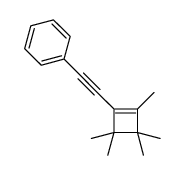 2-(2,3,3,4,4-pentamethylcyclobuten-1-yl)ethynylbenzene Structure