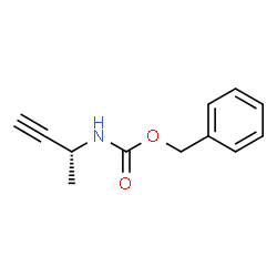 (R)-丁-3-炔-2-基氨基甲酸苄酯结构式