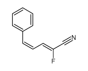2-fluoro-5-phenylpenta-2,4-dienenitrile Structure