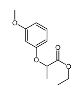 Ethyl 2-(3-methoxyphenoxy)propanoate structure