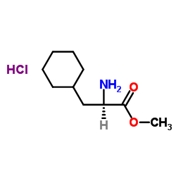 3-环己基-D-丙氨酸甲酯盐酸盐结构式