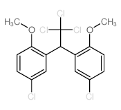 Benzene,1,1'-(2,2,2-trichloroethylidene)bis[5-chloro-2-methoxy- structure