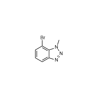 7-溴-1-甲基-1H-苯并[d] [1,2,3]三唑结构式