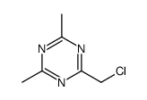 2-(chloromethyl)-4,6-dimethyl-1,3,5-triazine结构式