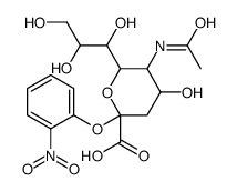 2-O-(邻硝基苯基)-alpha-d-正乙酰基神经氨酸结构式