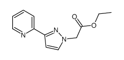 ethyl 2-(3-pyridin-2-ylpyrazol-1-yl)acetate结构式