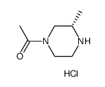 (S)-1-(3-甲基哌嗪-1-基)乙酮盐酸盐结构式