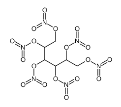 D-glucitol hexanitrate Structure