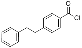 benzoyl chloride,4-(2-phenylethyl)- Structure