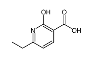 2-HYDROXY-6-ETHYLPYRIDINE-3-CARBOXYLIC ACID structure
