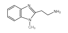 2-(1-甲基-1H-苯并咪唑-2-基)乙胺结构式