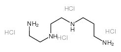 N-(2-氨基乙基)-N`-(3-氨基丙基)乙二胺四盐酸盐结构式