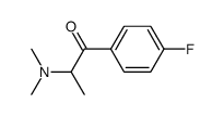 1-(4-fluorophenyl)-2-dimethylamino-propan-1-one结构式