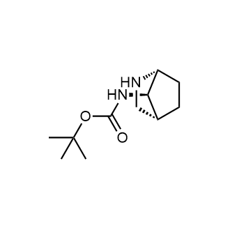 tert-Butyl (1R,4R,7R)-2-azabicyclo[2.2.1]heptan-7-ylcarbamate Structure