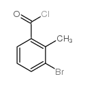 3-bromo-2-methylbenzoyl chloride Structure