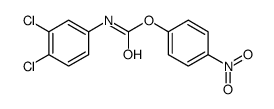 (4-nitrophenyl) N-(3,4-dichlorophenyl)carbamate结构式
