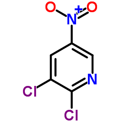 5-硝基-2,3-二氯吡啶结构式