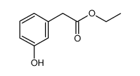 Benzeneaceticacid, 3-hydroxy-, ethyl ester Structure