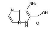 (9ci)-7-氨基-1H-咪唑并[1,2-b]吡唑-6-羧酸结构式