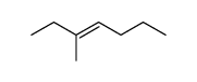 trans-3-methyl-3-heptene结构式
