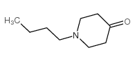 1-丁基哌啶-4-酮结构式