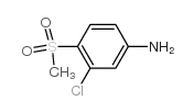 3-氯-4-甲砜基苯胺结构式