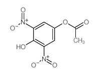 1,4-Benzenediol,2,6-dinitro-, 4-acetate Structure